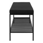 Lade das Bild in den Galerie-Viewer, Quarto Design Sitzbank: Komfortable Polsterbank mit robustem Metallgestell für elegantes Wohnen
