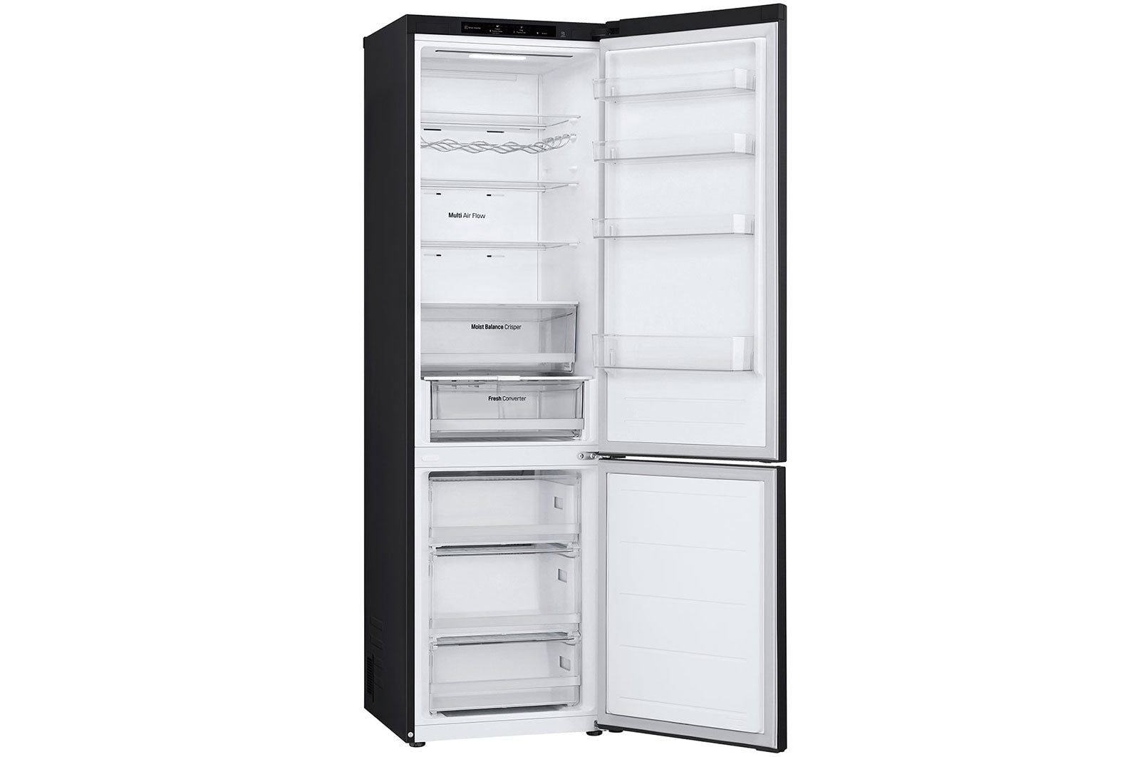LG GBV3200CEP Kühl-Gefrierkombination: 387L, Smart Inverter, LINEARCooling, Matt Schwarz