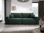 Lade das Bild in den Galerie-Viewer, Designer Cord Sofa Velanova: Modernes Schlafsofa mit Klappfunktion für Ihr Wohnzimmer
