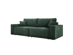 Lade das Bild in den Galerie-Viewer, Designer Cord Sofa Velanova: Modernes Schlafsofa mit Klappfunktion für Ihr Wohnzimmer
