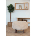 Lade das Bild in den Galerie-Viewer, Lizzy Flauschiger Samt Beistellhocker – Moderner Sitzhocker mit Komfort und Stil
