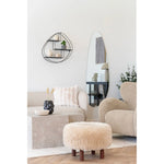 Lade das Bild in den Galerie-Viewer, Lizzy Flauschiger Samt Beistellhocker – Moderner Sitzhocker mit Komfort und Stil
