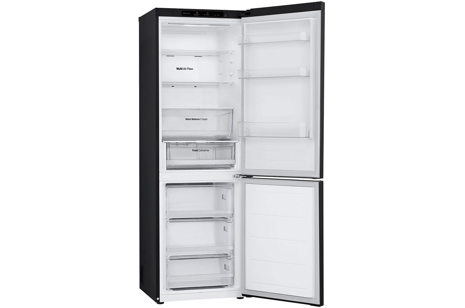 LG Kühl-Gefrierkombination 344L: Smart Inverter, Linear Cooling, C-Klasse Effizienz