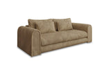 Lade das Bild in den Galerie-Viewer, Luxuriöses Cord-Schlafsofa Lil Buddy: 3-Sitzer mit Bettfunktion &amp; Stauraum
