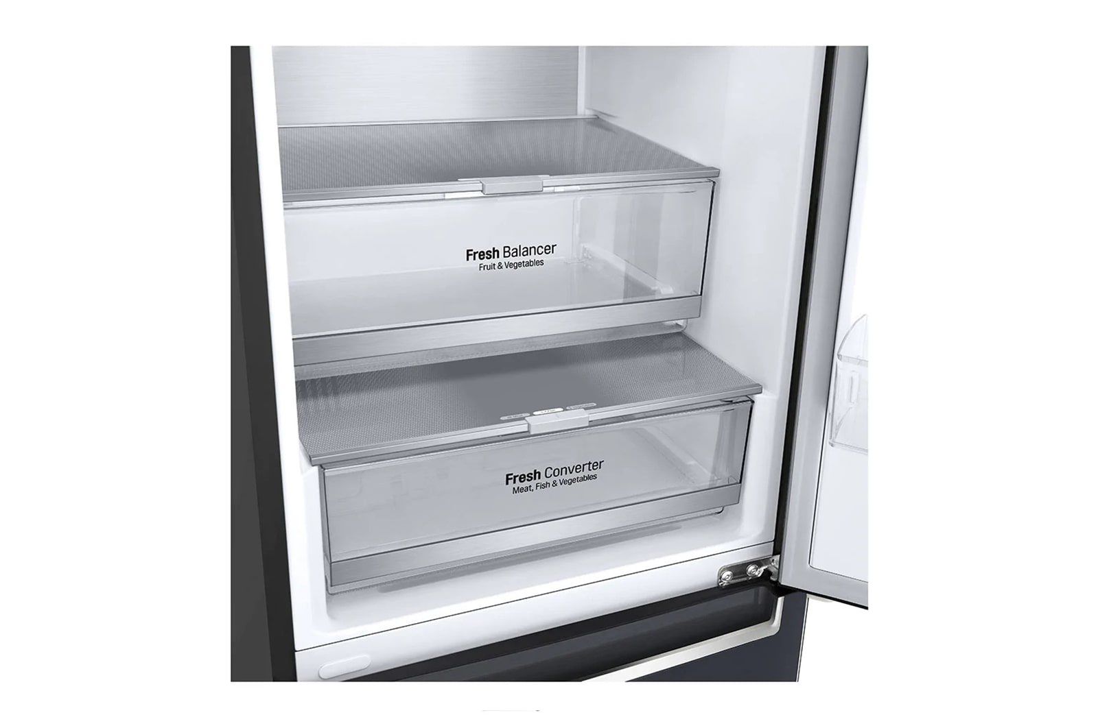 LG GBB92MCACP Kühl-Gefrierkombination: 384L, Smart Inverter, Matt Schwarz, Effizienz C