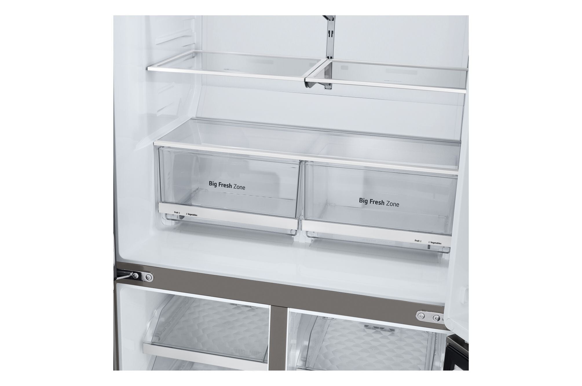 LG GML960PYFE Multi-Door Kühlschrank: Prime Silver, 637L, Eis- & Wasserspender