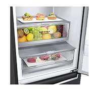 LG GBB92MCACP Kühl-Gefrierkombination: 384L, Smart Inverter, Matt Schwarz, Effizienz C