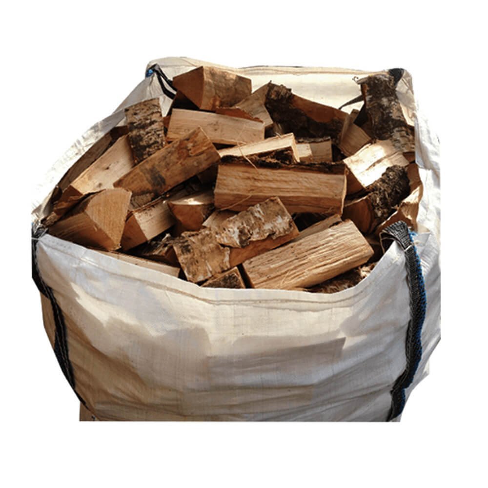 Oven-getrocknete Birkenholzscheite 25 cm – 0,8 m³ Sack für Ofen, Kamin & Feuerstelle
