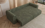 Lade das Bild in den Galerie-Viewer, Big Buddy Designer 3-Sitzer Sofa: Gemütlichkeit, Schlaffunktion &amp; Stauraum in Breitcord
