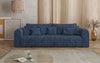 Big Buddy Designer 3-Sitzer Sofa: Gemütlichkeit, Schlaffunktion & Stauraum in Breitcord