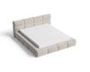 Lora Samt Designer Polsterbett mit Stauraum: Eleganz und Funktion vereint