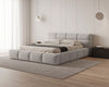 Lora Samt Designer Polsterbett mit Stauraum: Eleganz und Funktion vereint