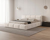 Lora Samt Designer Polsterbett mit Stauraum: Eleganz und Funktion vereint