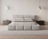 Lora Samt Designer Polsterbett mit Stauraum: Eleganz und Funktion vereint