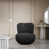 Eleganter Kyoto Designer Bouclé Sessel mit 360° Drehfunktion – Komfort trifft Stil