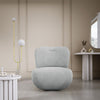 Eleganter Kyoto Designer Bouclé Sessel mit 360° Drehfunktion – Komfort trifft Stil