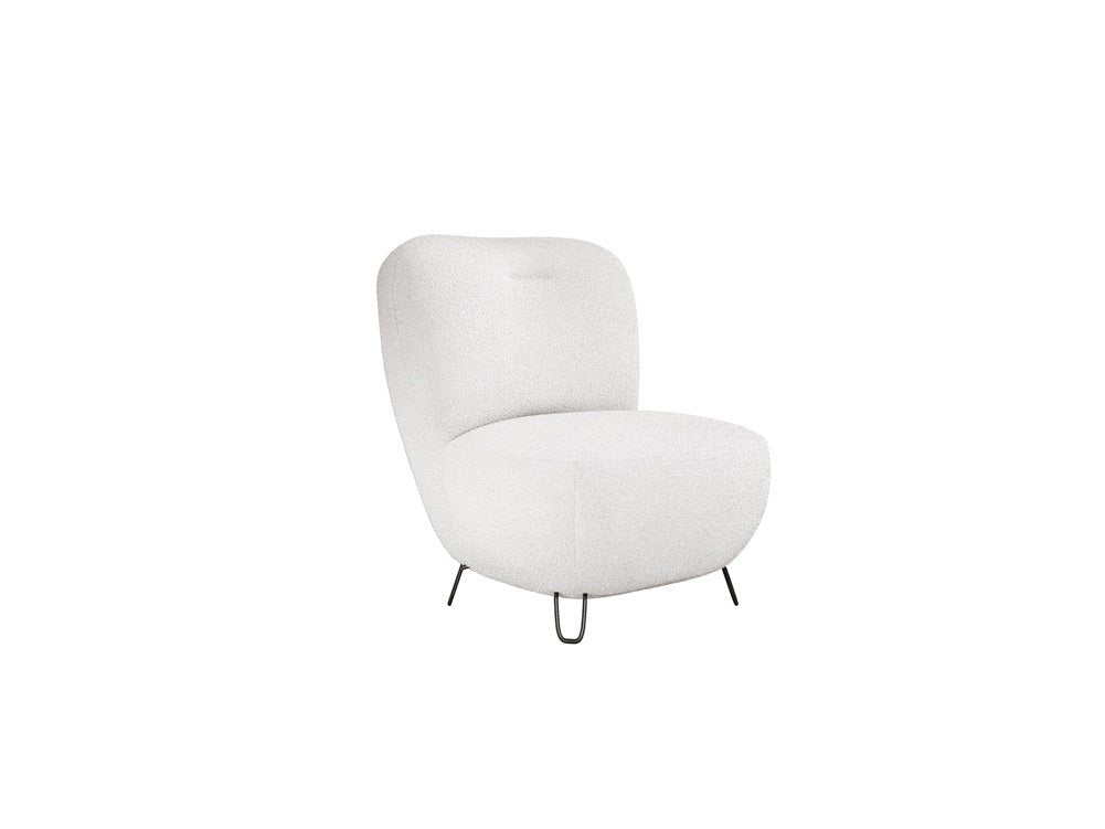 Tokyo Designer Bouclé Sessel: Gemütlicher, Stilvoller Polstersessel für Modernes Wohnen