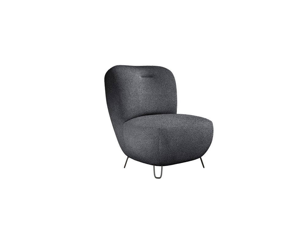 Tokyo Designer Bouclé Sessel: Gemütlicher, Stilvoller Polstersessel für Modernes Wohnen