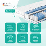 Lade das Bild in den Galerie-Viewer, NightSense® Premium Tonnentaschenfederkern-Matratze: Luxuriöser Schlaf, punktelastisch, ergonomisch, erholsam
