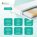 Lade das Bild in den Galerie-Viewer, NightSense® Luxus Taschenfederkern Matratze – Aloe Vera Bezug, Orthopädisch, Alle Härtegrade
