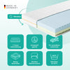 NightSense® Premium Wendbare HRV-Schaum Matratze: Optimaler Komfort mit H2/H3 Härtegrad