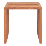 Lade das Bild in den Galerie-Viewer, Eleganter Massivholz Teakholz Beistelltisch Riviera für Garten und Balkon

