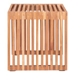 Lade das Bild in den Galerie-Viewer, Eleganter Massivholz Teakholz Beistelltisch Riviera für Garten und Balkon
