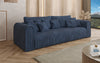 Big Buddy Designer 3-Sitzer Sofa: Gemütlichkeit, Schlaffunktion & Stauraum in Breitcord
