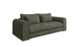 Lade das Bild in den Galerie-Viewer, Luxuriöses Cord-Schlafsofa Lil Buddy: 3-Sitzer mit Bettfunktion &amp; Stauraum
