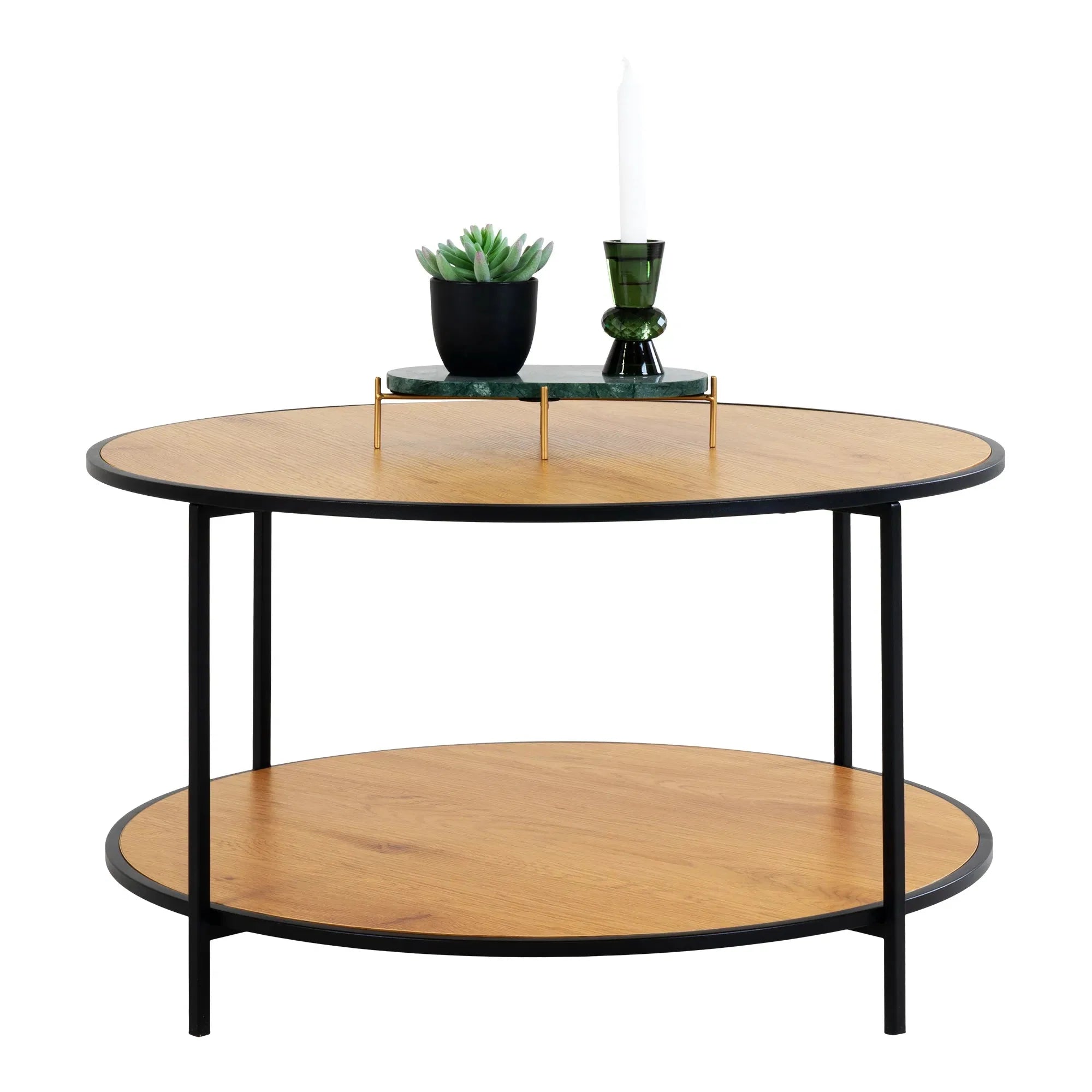 Eleganter Designer Couchtisch Nala mit Glasplatte – Modernes Wohnzimmer Highlight