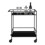 Lade das Bild in den Galerie-Viewer, Eleganter Quarto Servierwagen Metallgestell: Vielseitiger Rollwagen für Küche &amp; Bar
