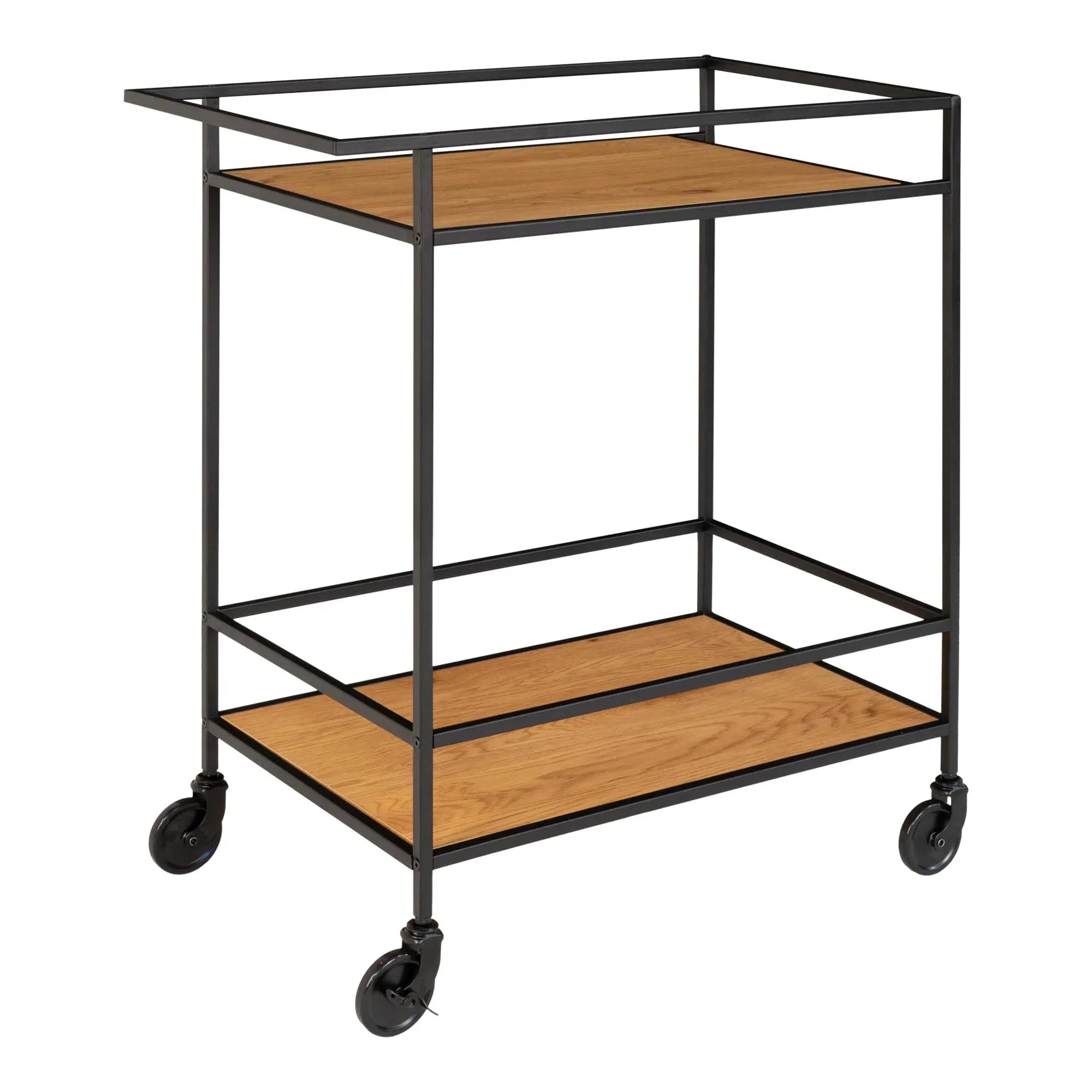 Eleganter Quarto Servierwagen Metallgestell: Vielseitiger Rollwagen für Küche & Bar