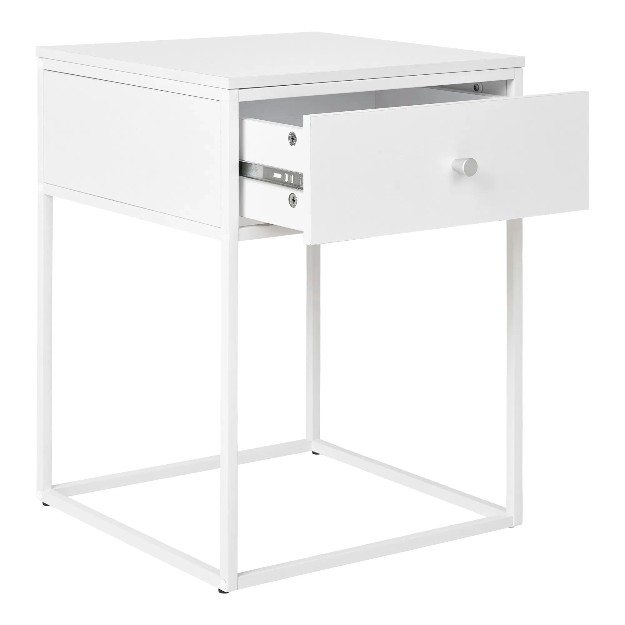 Eleganter Designer Nachttisch Lana: Modernes Schlafzimmer Nachtschränkchen mit Stilvollem Stauraum