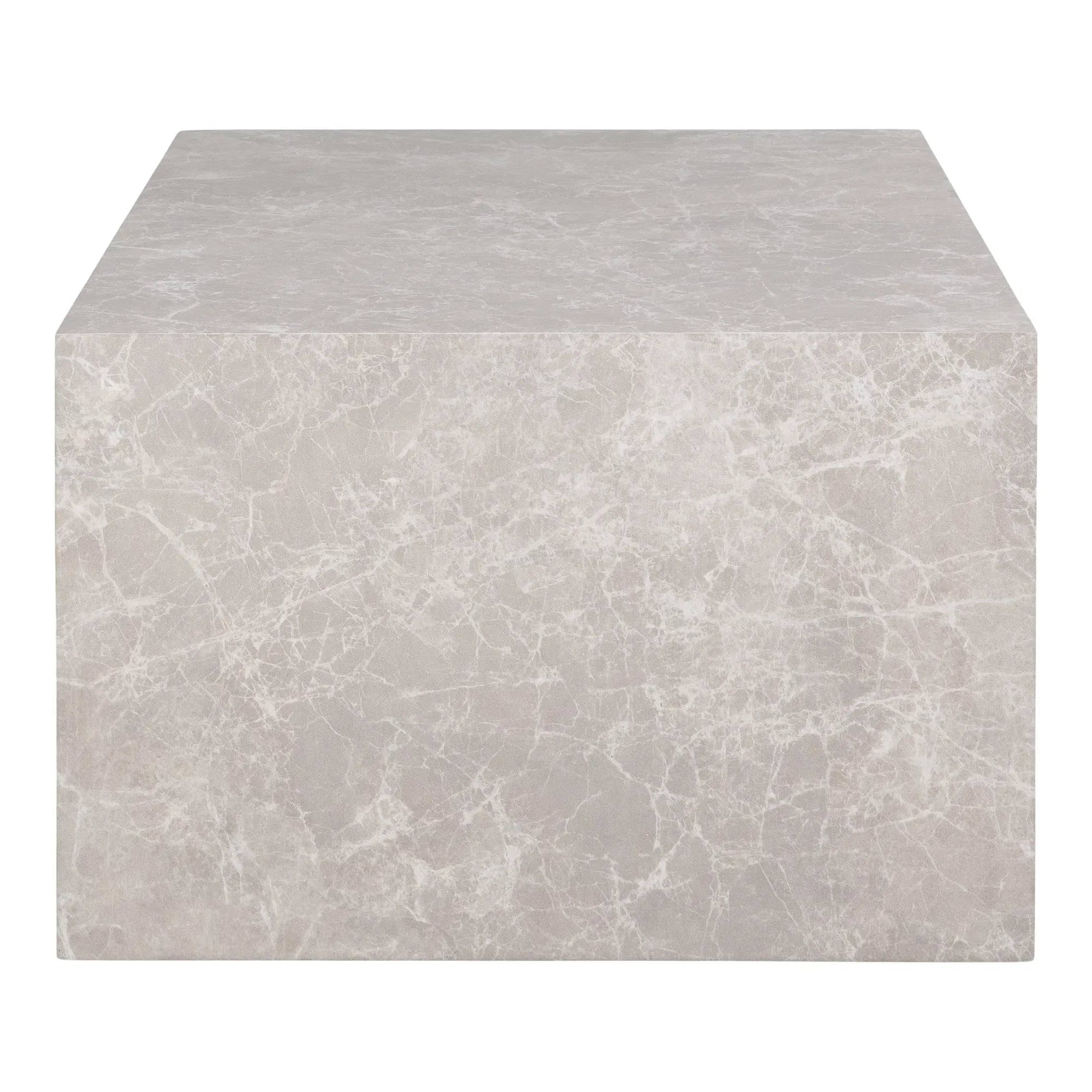 Eleganter Designer Couchtisch Paris mit Marmor-Optik, Modernes Wohnzimmer-Highlight, Robust