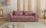 Lade das Bild in den Galerie-Viewer, Luxuriöses Cord-Schlafsofa Lil Buddy: 3-Sitzer mit Bettfunktion &amp; Stauraum

