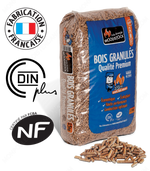 Lade das Bild in den Galerie-Viewer, Premium Holzpellets WOODSTOCK – 1 Palette mit 78 Säcken à 15 kg

