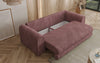 Luxuriöses Cord-Schlafsofa Lil Buddy: 3-Sitzer mit Bettfunktion & Stauraum