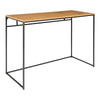 Eleganter ARCO Designer Schreibtisch für Modernes Büro Home Office Eiche Schwarz Holz