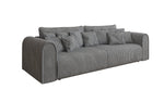 Lade das Bild in den Galerie-Viewer, Big Buddy Designer 3-Sitzer Sofa: Gemütlichkeit, Schlaffunktion &amp; Stauraum in Breitcord
