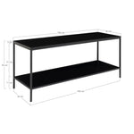 Lade das Bild in den Galerie-Viewer, Elegantes Designer Lowboard Quarto mit stabilem Metallgestell für modernes Wohnzimmer
