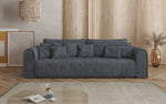 Lade das Bild in den Galerie-Viewer, Big Buddy Designer 3-Sitzer Sofa: Gemütlichkeit, Schlaffunktion &amp; Stauraum in Breitcord
