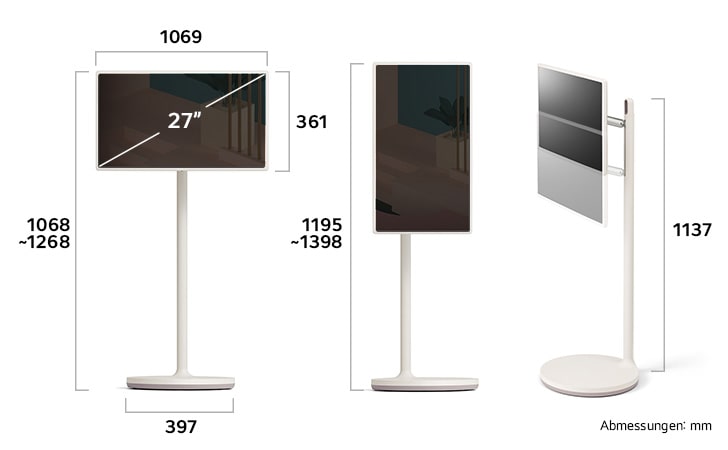 LG InstaView MoodUP Smart Kühlschrank & StanbyME: Farbwechsel, Total No Frost