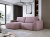 Modernes L-Form Cord Ecksofa Carl mit Schlaffunktion und integriertem Bettkasten