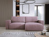 Modernes L-Form Cord Ecksofa Carl mit Schlaffunktion und integriertem Bettkasten