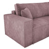 Luxuriöses Velanova Cord Ecksofa mit Schlaffunktion und praktischem Stauraum