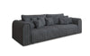 Big Buddy Designer 3-Sitzer Sofa: Gemütlichkeit, Schlaffunktion & Stauraum in Breitcord
