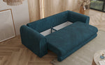Lade das Bild in den Galerie-Viewer, Luxuriöses Cord-Schlafsofa Lil Buddy: 3-Sitzer mit Bettfunktion &amp; Stauraum
