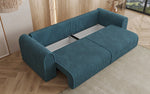 Lade das Bild in den Galerie-Viewer, Big Buddy Designer 3-Sitzer Sofa: Gemütlichkeit, Schlaffunktion &amp; Stauraum in Breitcord
