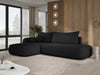 Modernes Designer Ecksofa Babu Bouclé: Komfortables Schlafsofa mit Klappfunktion für Zuhause