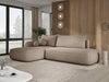 Modernes Designer Ecksofa Babu Bouclé: Komfortables Schlafsofa mit Klappfunktion für Zuhause